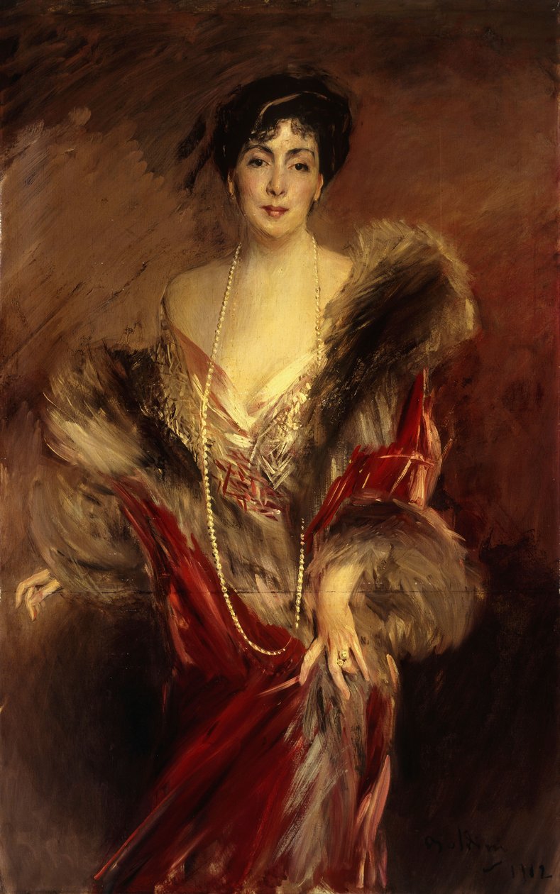 Porträtt av Josefina A. de Errazuriz, 1912 av Giovanni Boldini