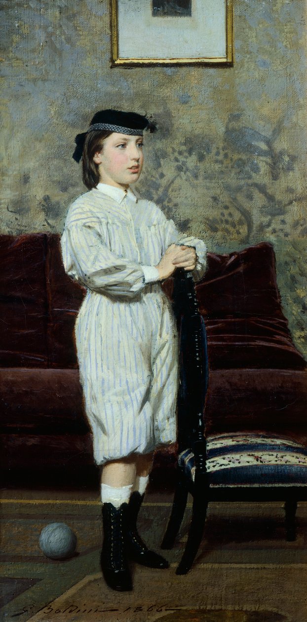 Porträtt av Leonetto Banti av Giovanni Boldini (1842-1931) av Giovanni Boldini