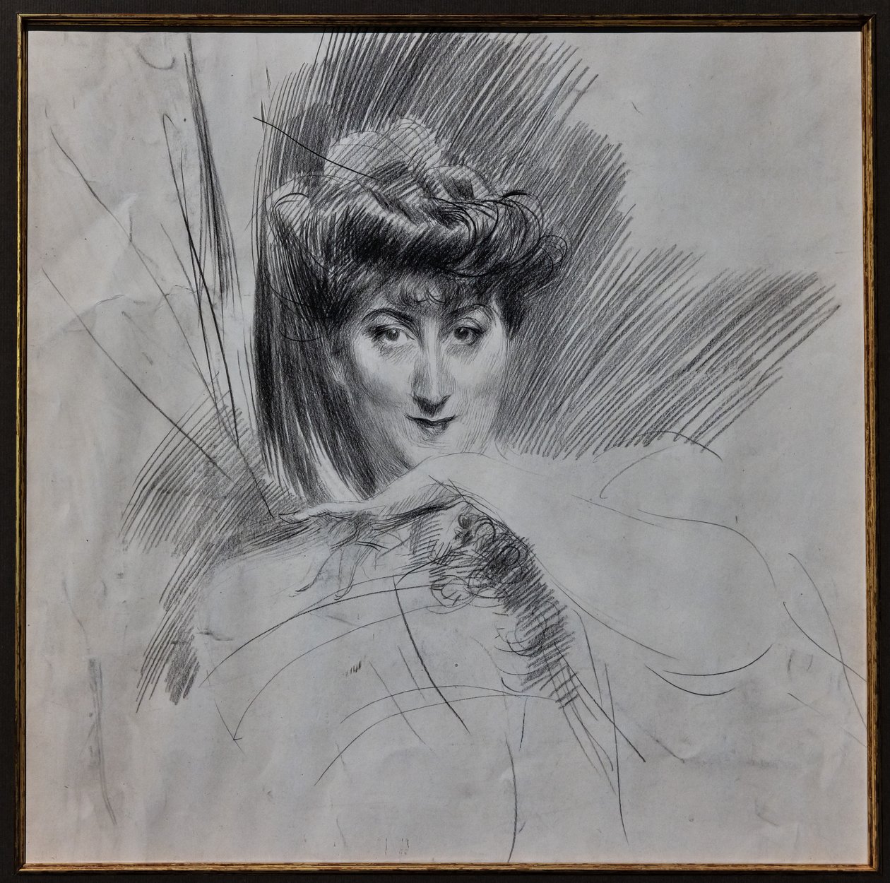 Porträtt av Madame Veil Picard av Giovanni Boldini