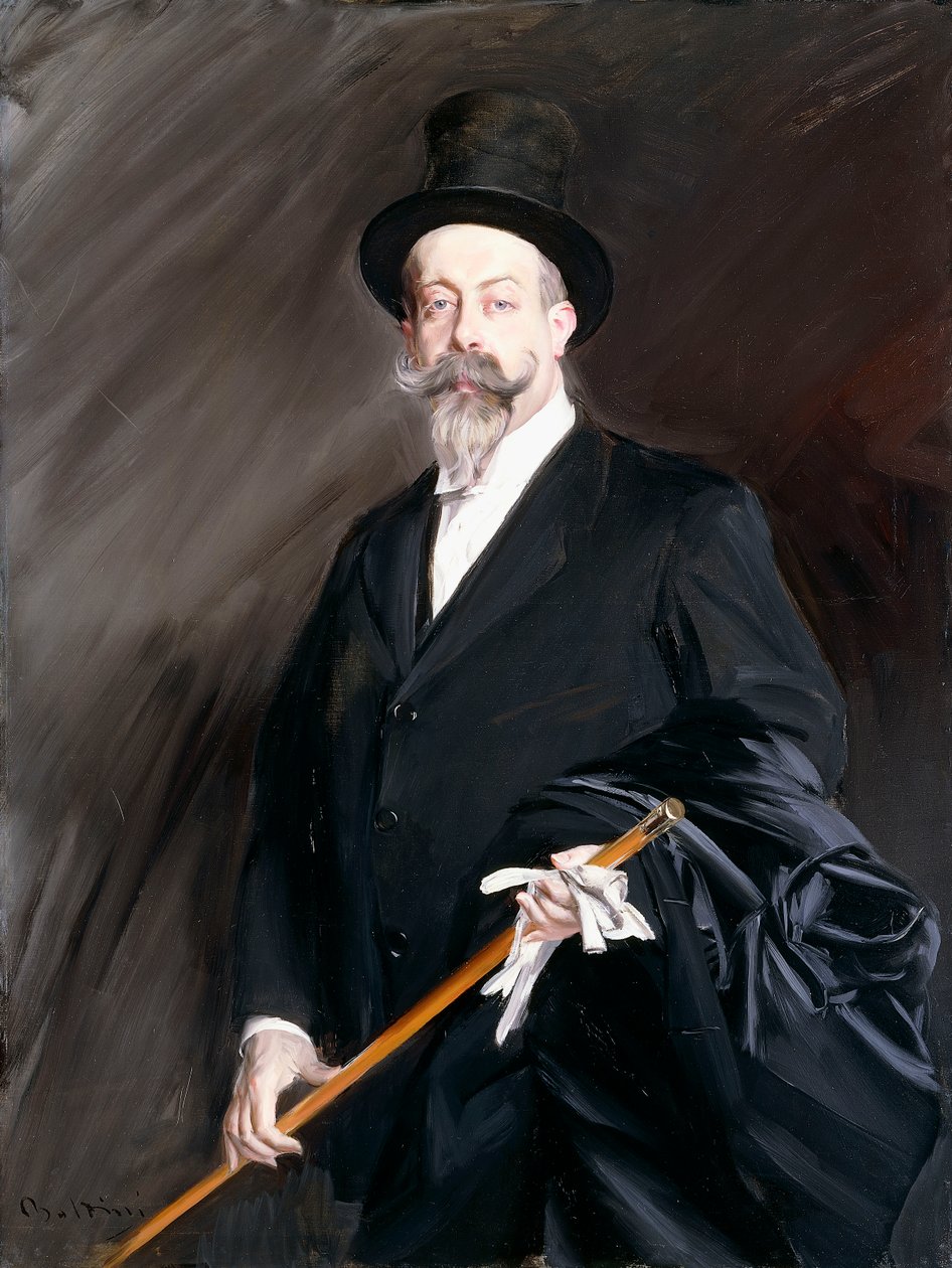 Porträtt av Willy, författaren, Henri Gauthier-Villars, av Giovanni Boldini