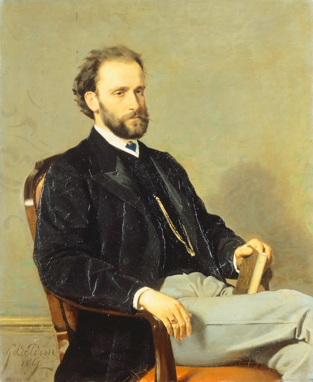Porträtt av advokat Claudio Comotto av Giovanni Boldini