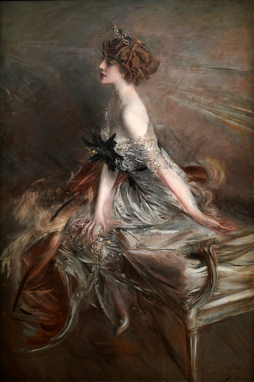 Porträtt av prinsessan Marthe-Lucile Bibesco av Giovanni Boldini
