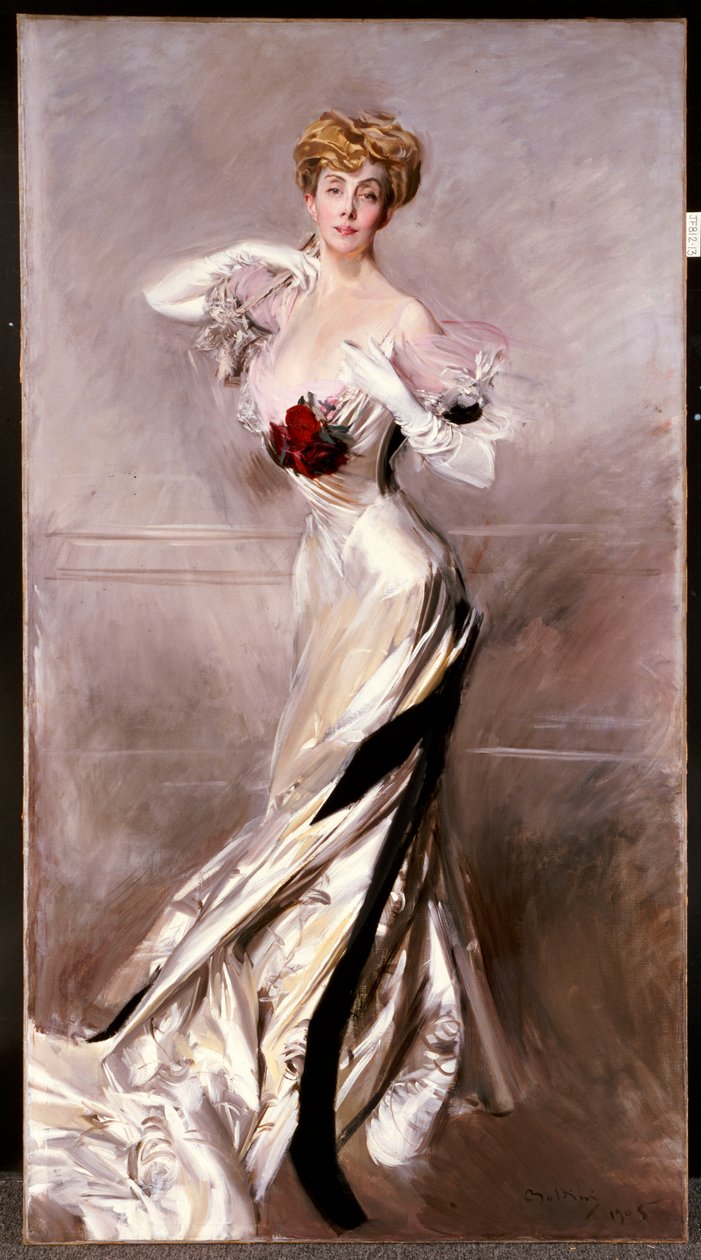 Porträtt av grevinnan Zichy, 1905 av Giovanni Boldini