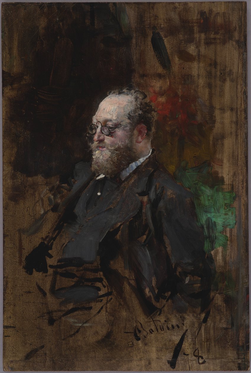 Porträtt av Ferdynand Bryndza (1837-1891) av Giovanni Boldini