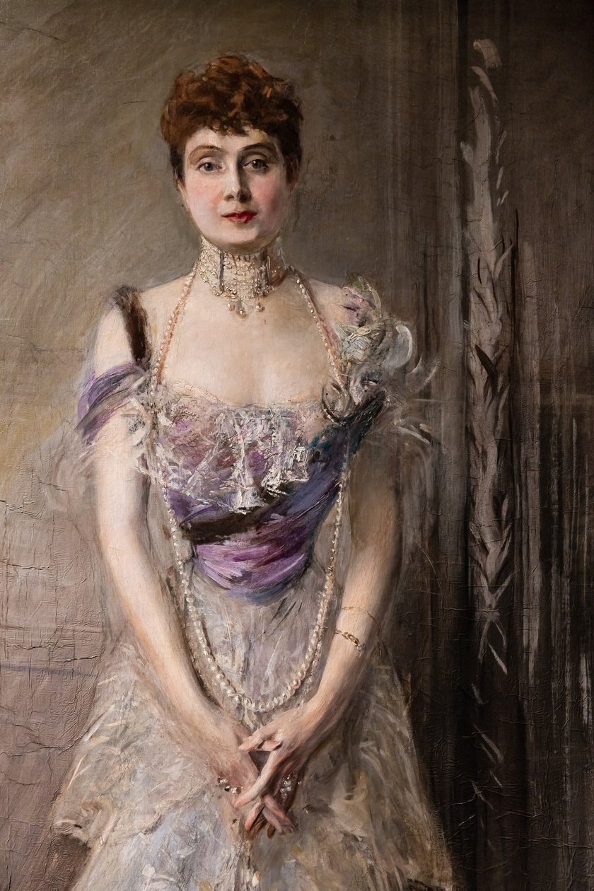 Prinsessan Eulalia av Spanien, detalj av Giovanni Boldini