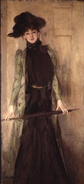 Prinsessan av Caraman Chimay (senare Madame Jourdan) av Giovanni Boldini