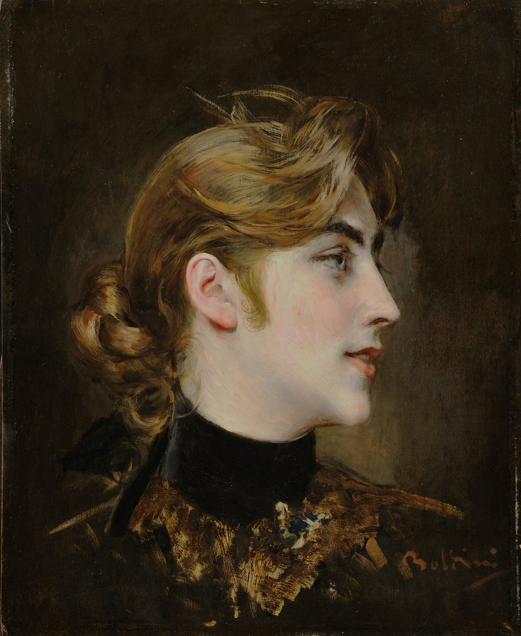 Porträtt av en dam, ca 1904. av Giovanni Boldini