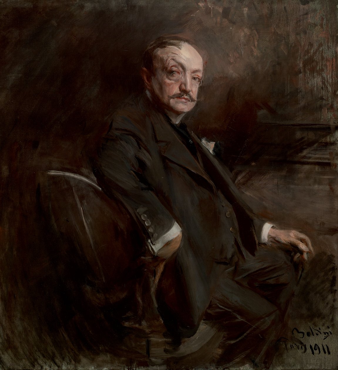 Självporträtt, 1911. av Giovanni Boldini