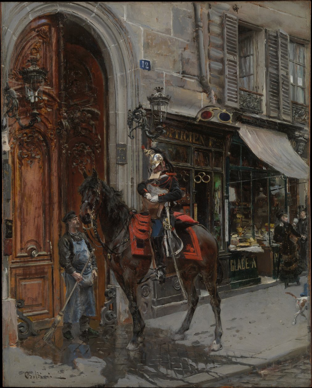 Depeschbäraren av Giovanni Boldini