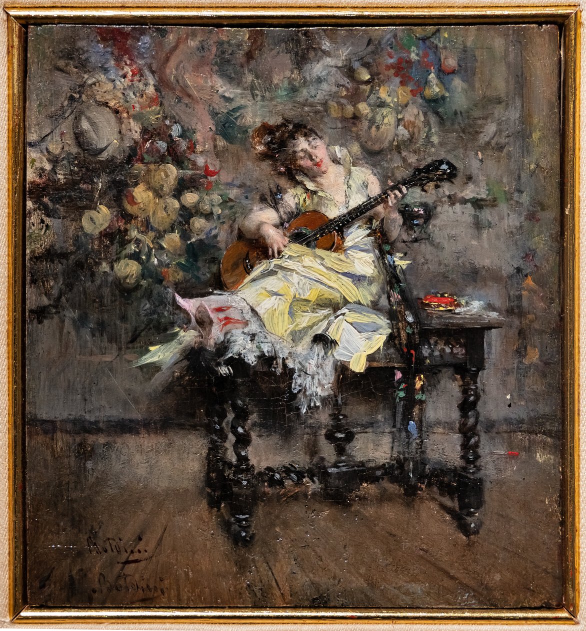 Gitarrspelaren av Giovanni Boldini