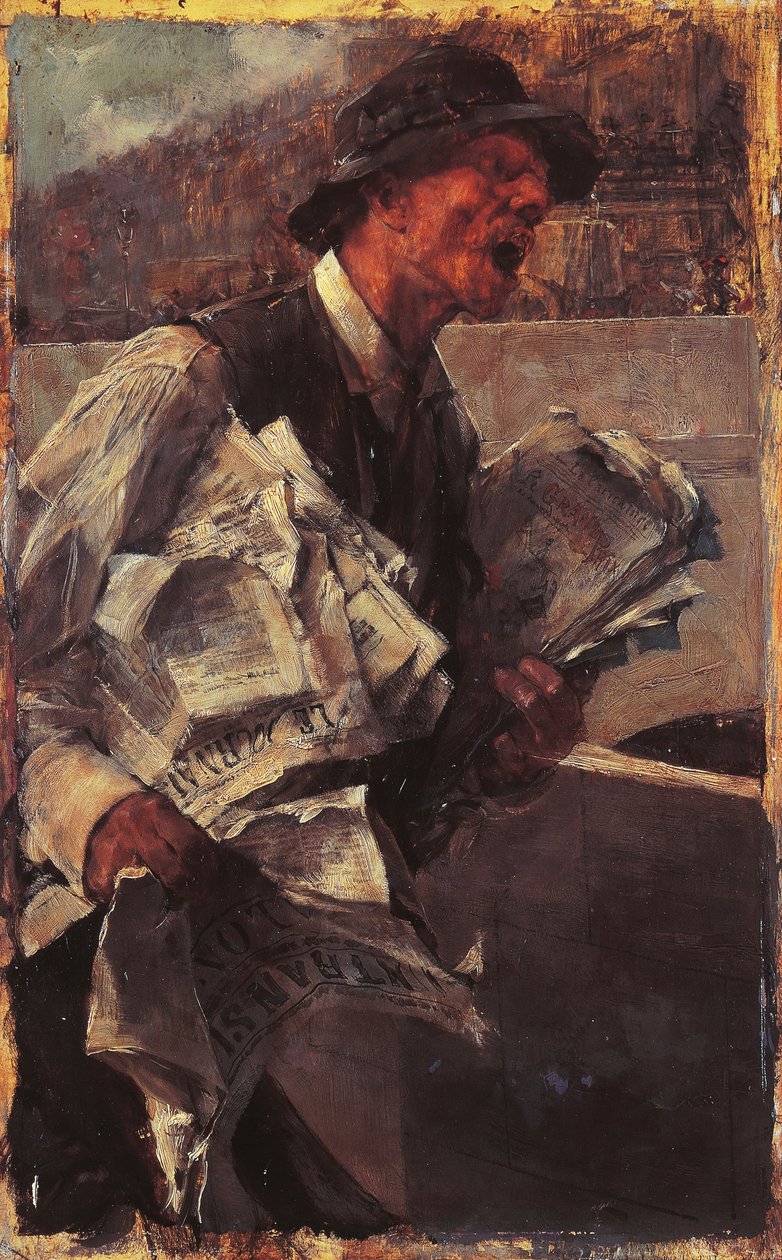 The Parisan newsboy eller The newsbud av Giovanni Boldini