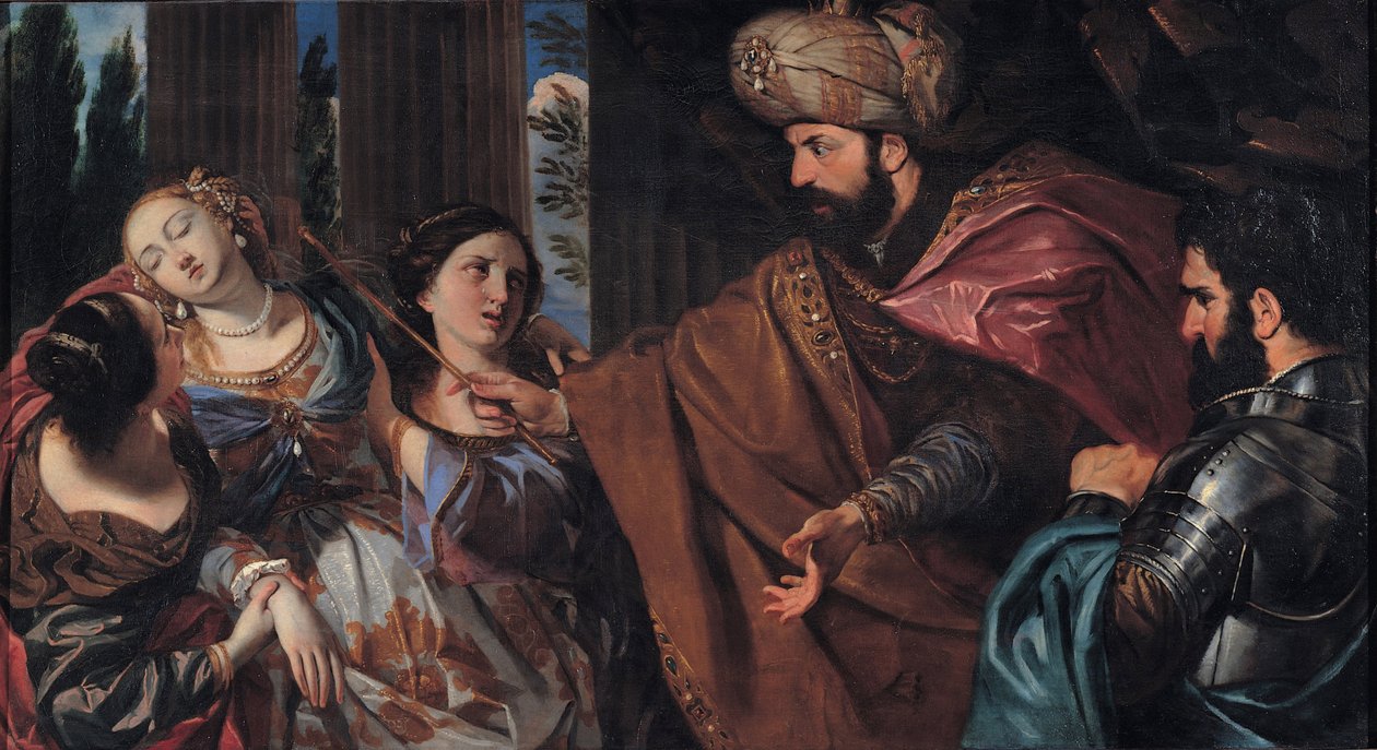 Ester före Ahasveros, mellan 1660 och 1670 av Giovanni Bonatti