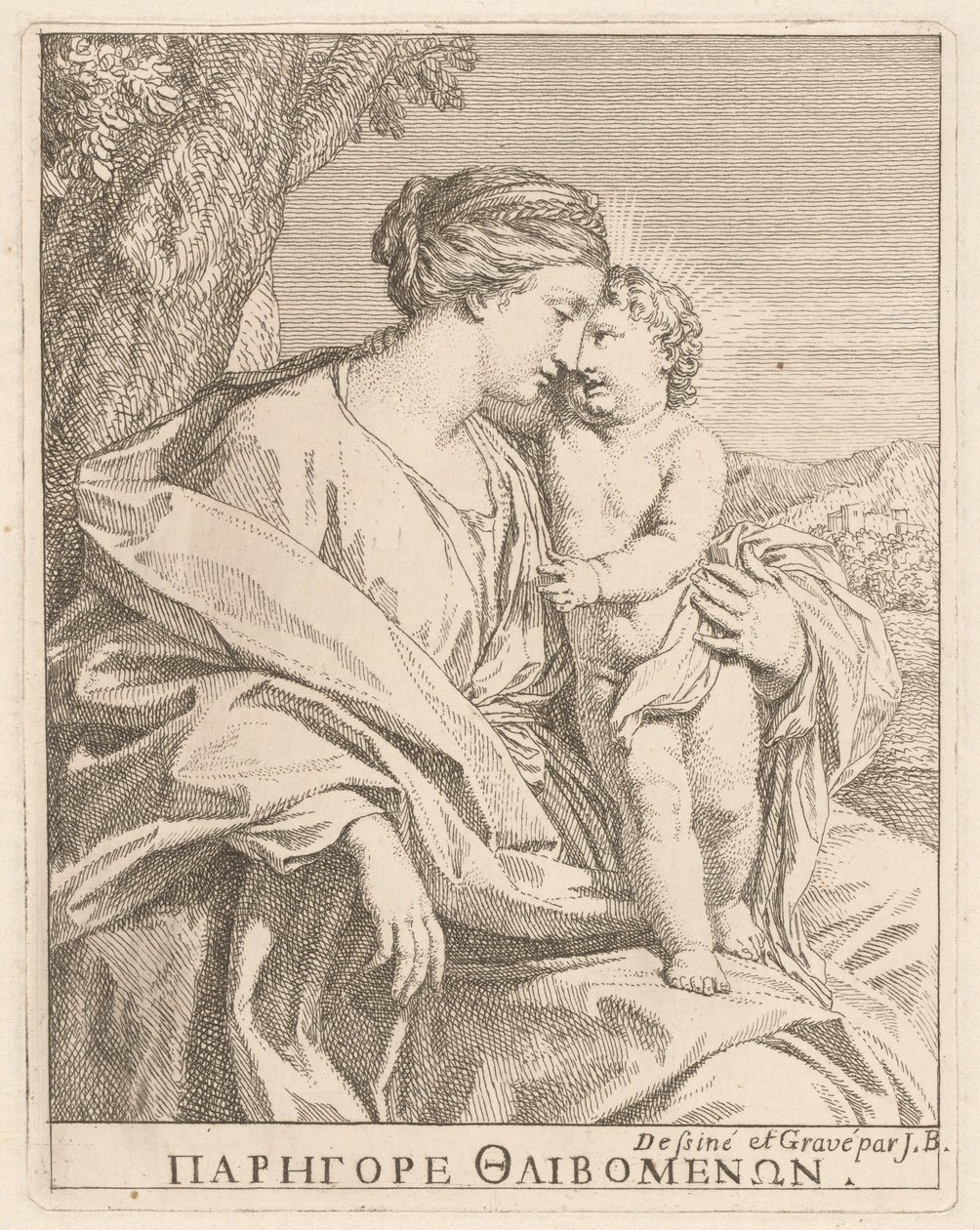 Jungfrun och barnet av Giovanni Bottani