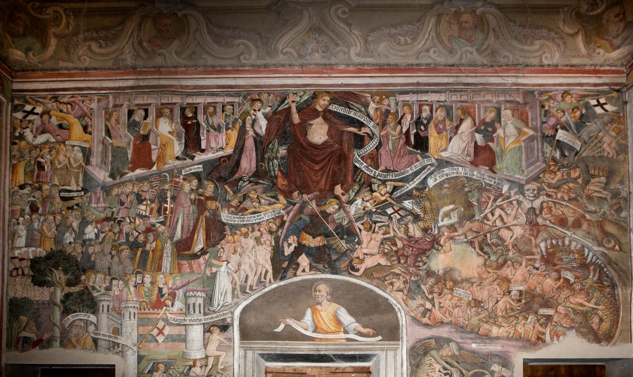 Sista domen, c.1492 av Giovanni Canavesio
