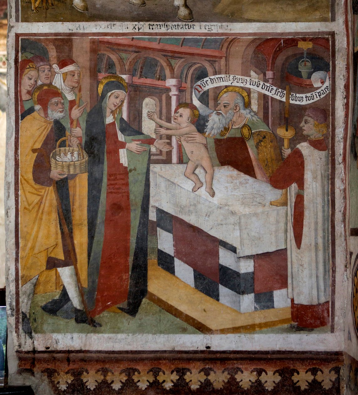 Presentation av Jesus i templet, 1492 av Giovanni Canavesio