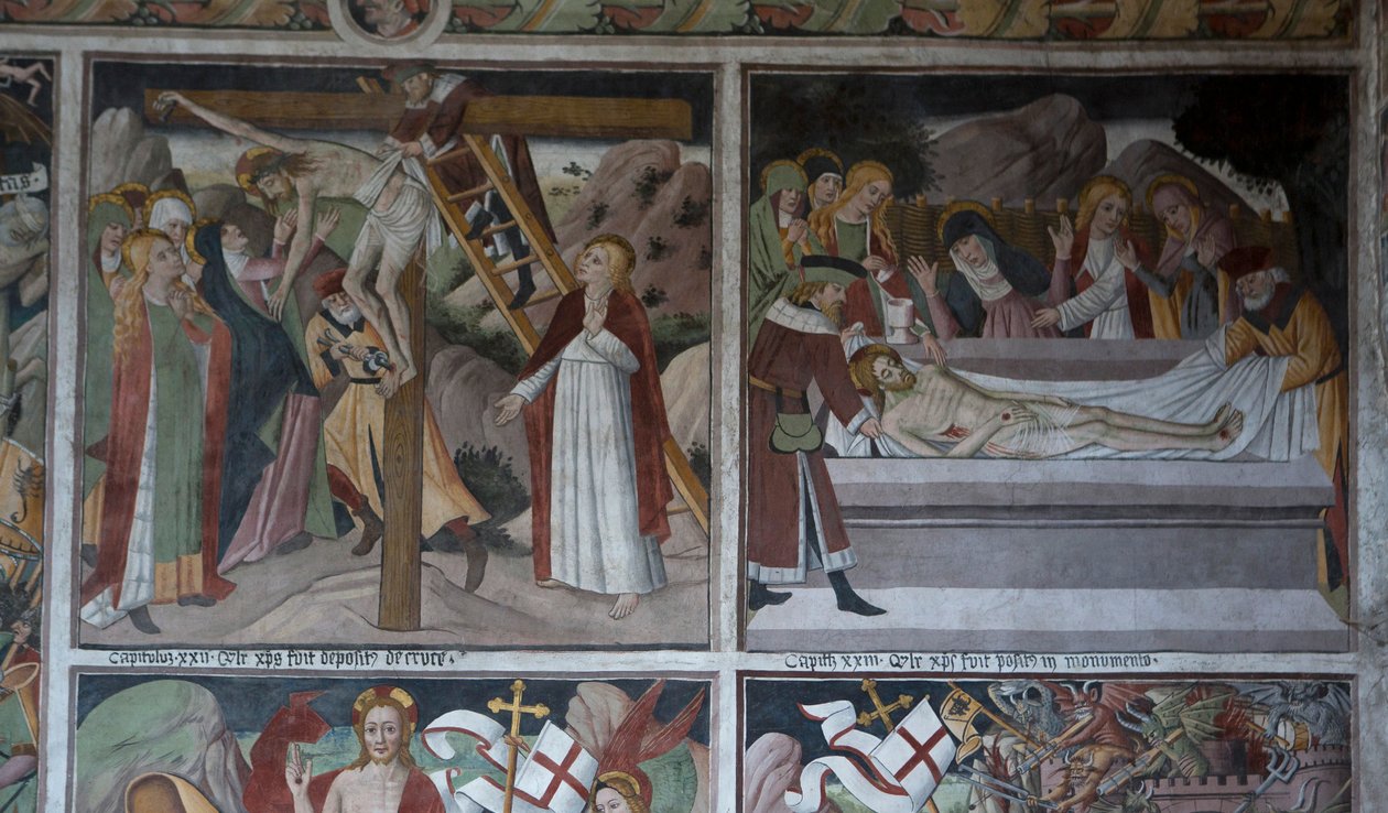 Scener från Kristi passion, ca 1492 (fresk) av Giovanni Canavesio