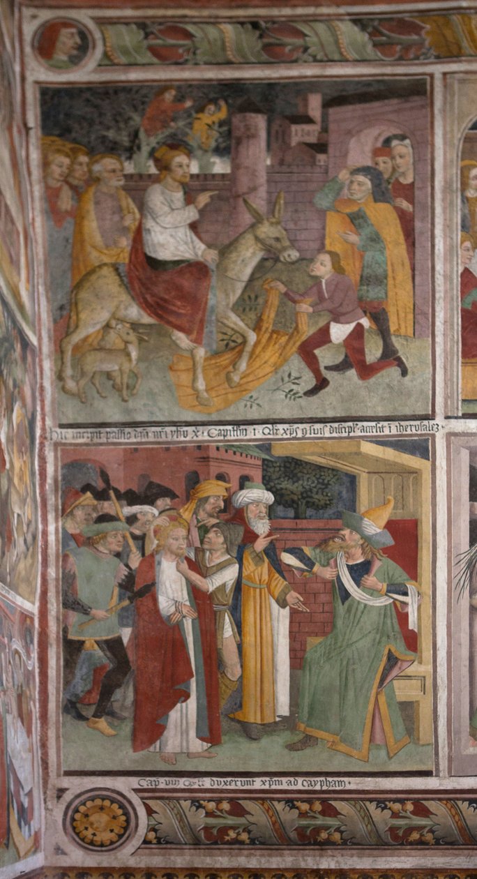 Scener ur Kristi liv, ca 1492 (fresk) av Giovanni Canavesio