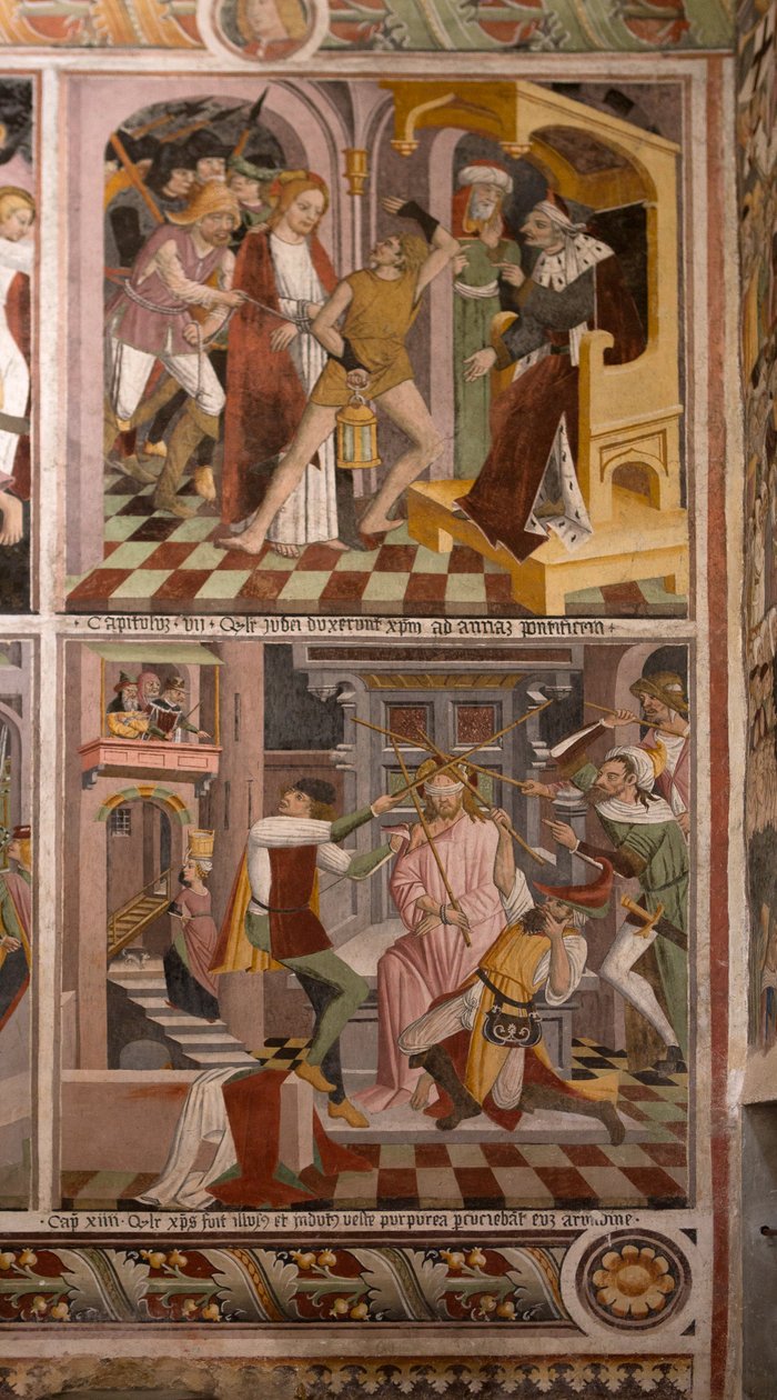 Scener ur Kristi liv, ca 1492 (fresk) av Giovanni Canavesio