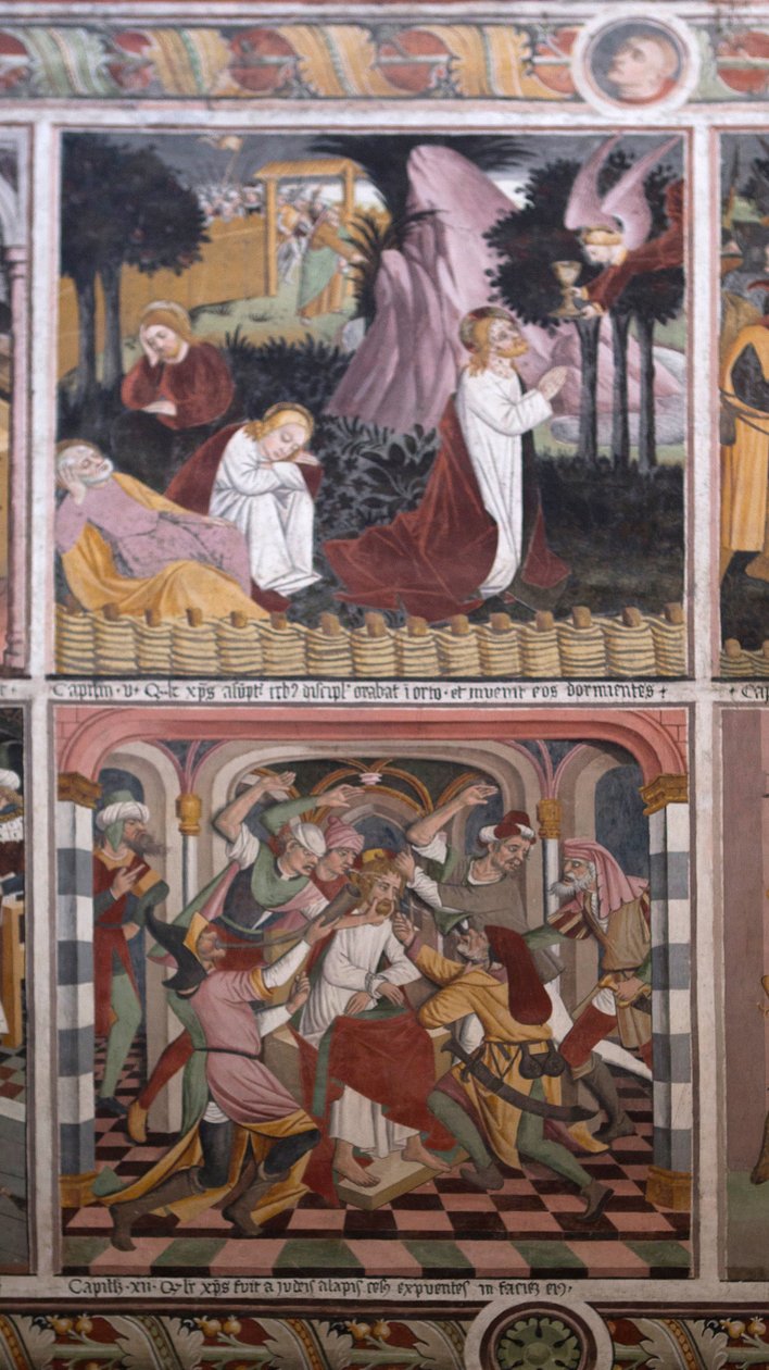 Scener ur Kristi liv, ca 1492 (fresk) av Giovanni Canavesio