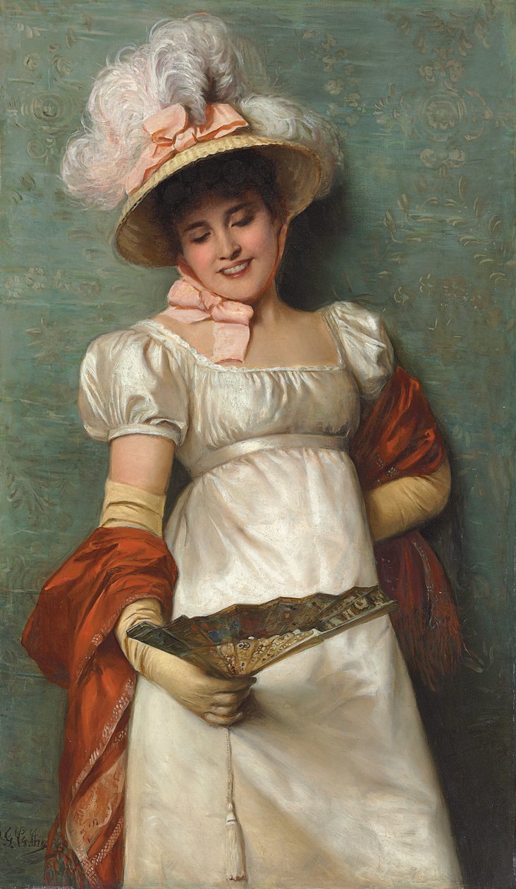 En Fair Maiden av Giovanni Costa