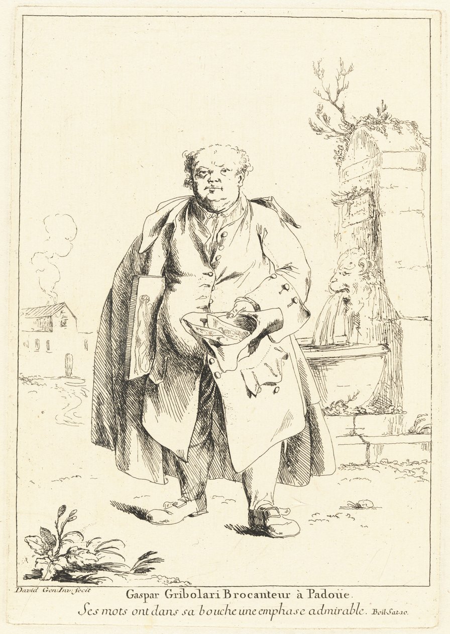 Gaspar Gribolari Secondhand Dealer i Padua (Gaspar Gribolari, Secondhand Dealer in Padua) av Giovanni David