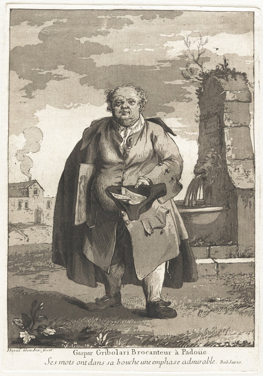 Gaspar Gribolari Secondhand Dealer i Padua (Gaspar Gribolari, Secondhand Dealer in Padua) av Giovanni David