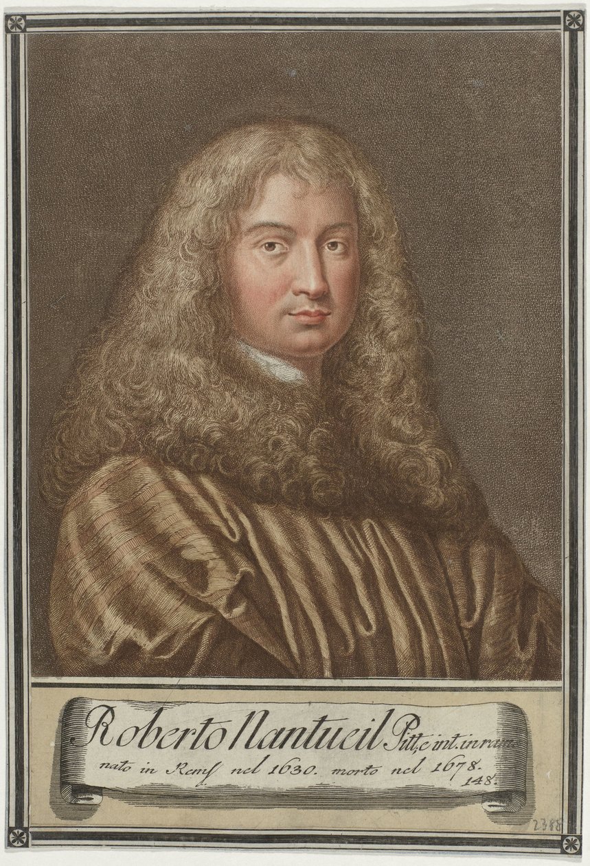 芸術家ロバート・ナントゥイユの肖像 Portraits of artists (連載タイトル)swedish av Giovanni Domenico Campiglia