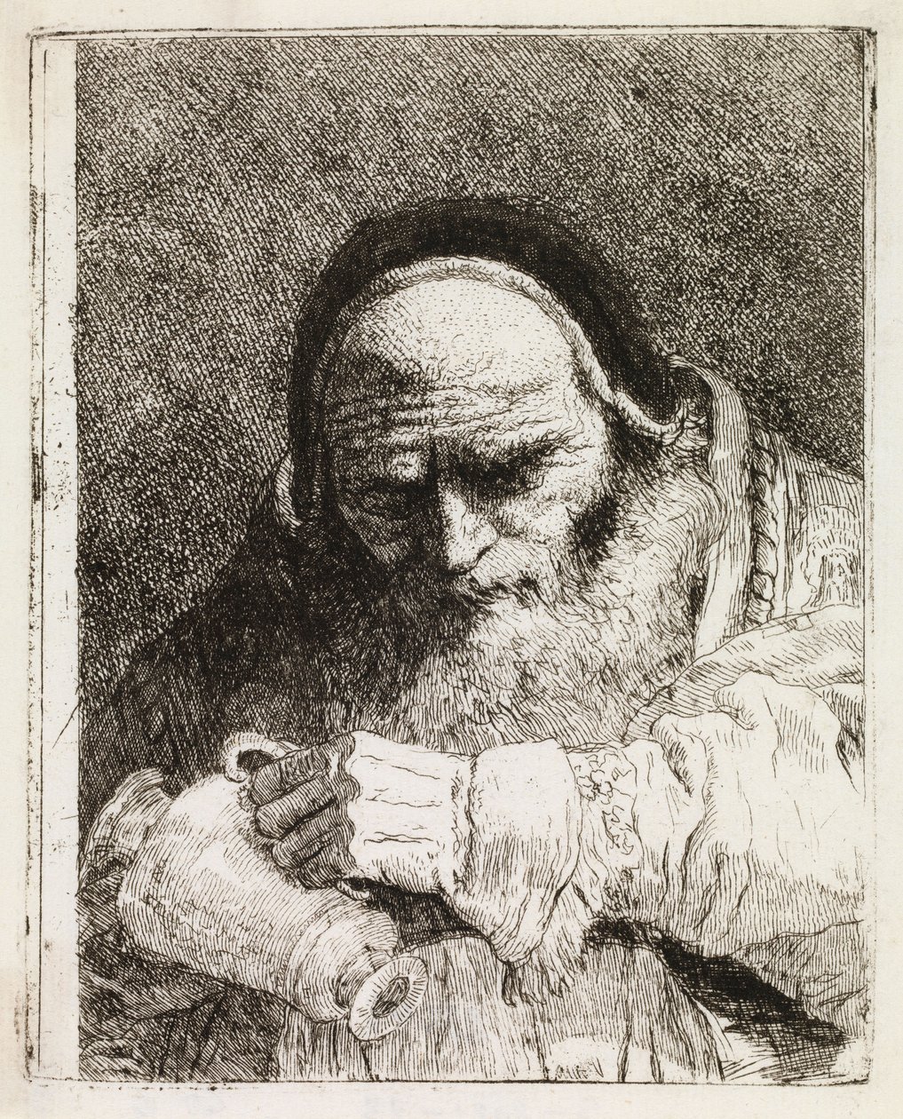 En påve som håller i en kanna av Giovanni Domenico Tiepolo
