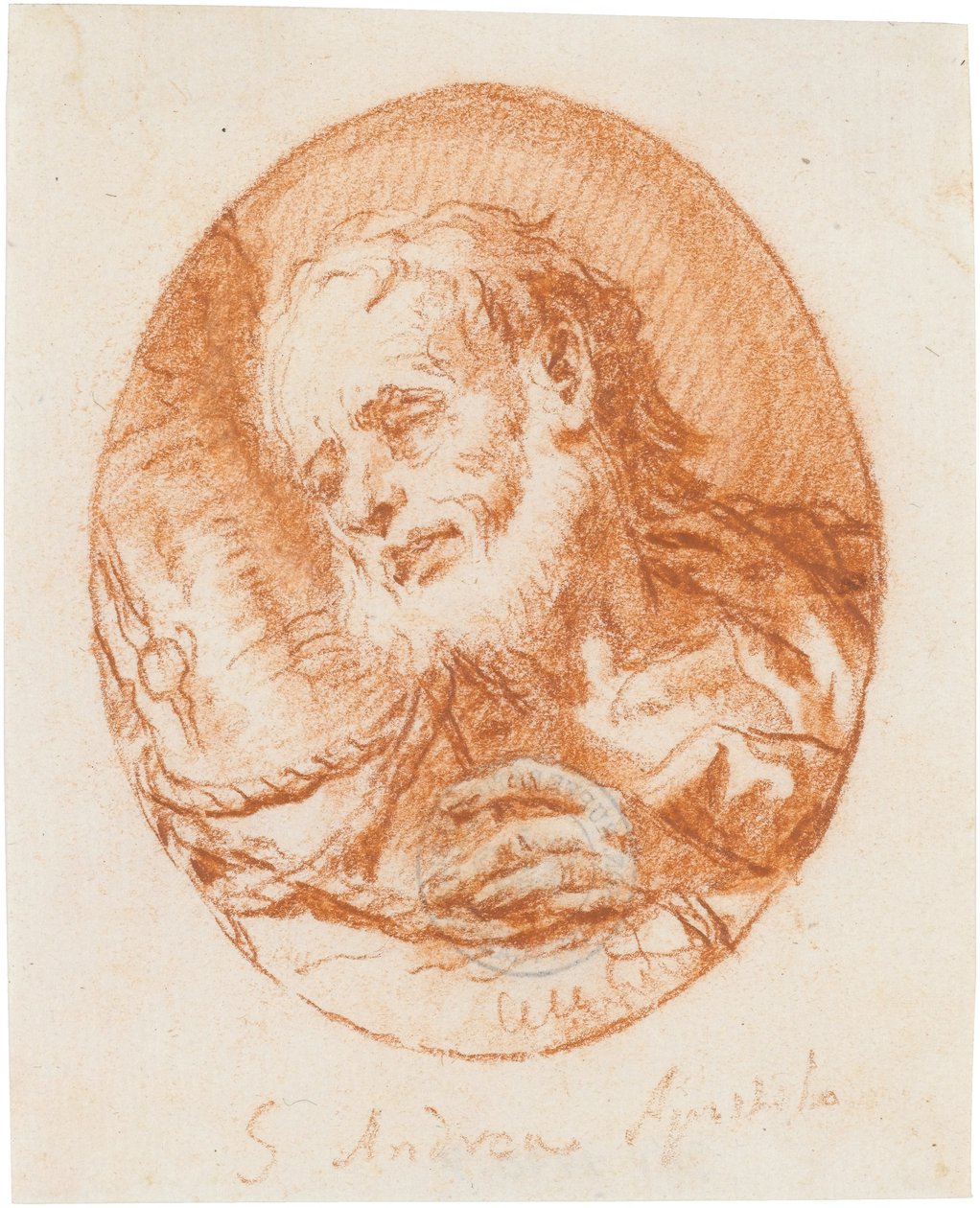 Sankt Andreas av Giovanni Domenico Tiepolo