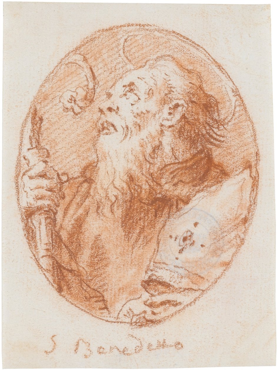 Der heilige Benedikt av Giovanni Domenico Tiepolo