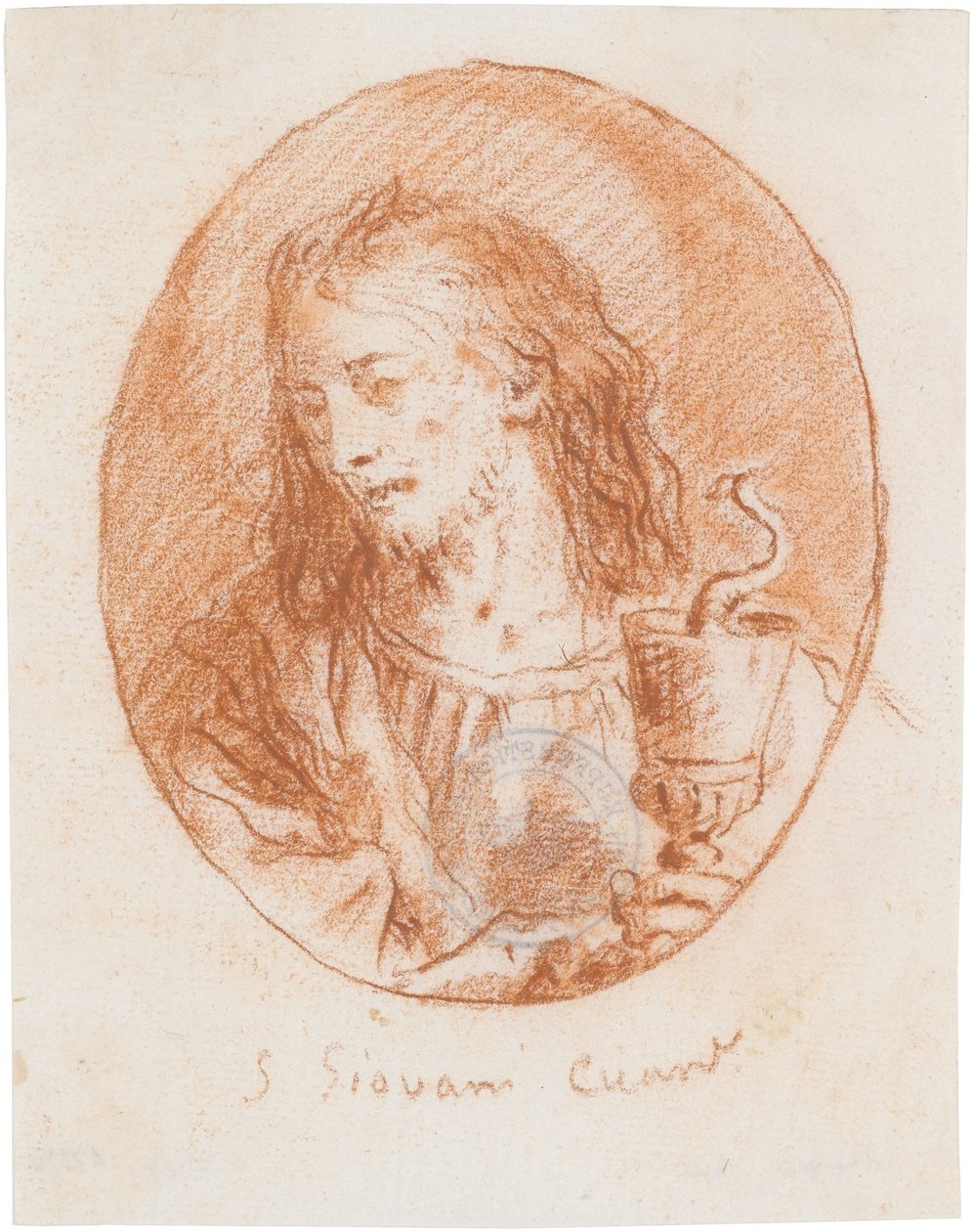 Der heilige Johannes Evangelist av Giovanni Domenico Tiepolo