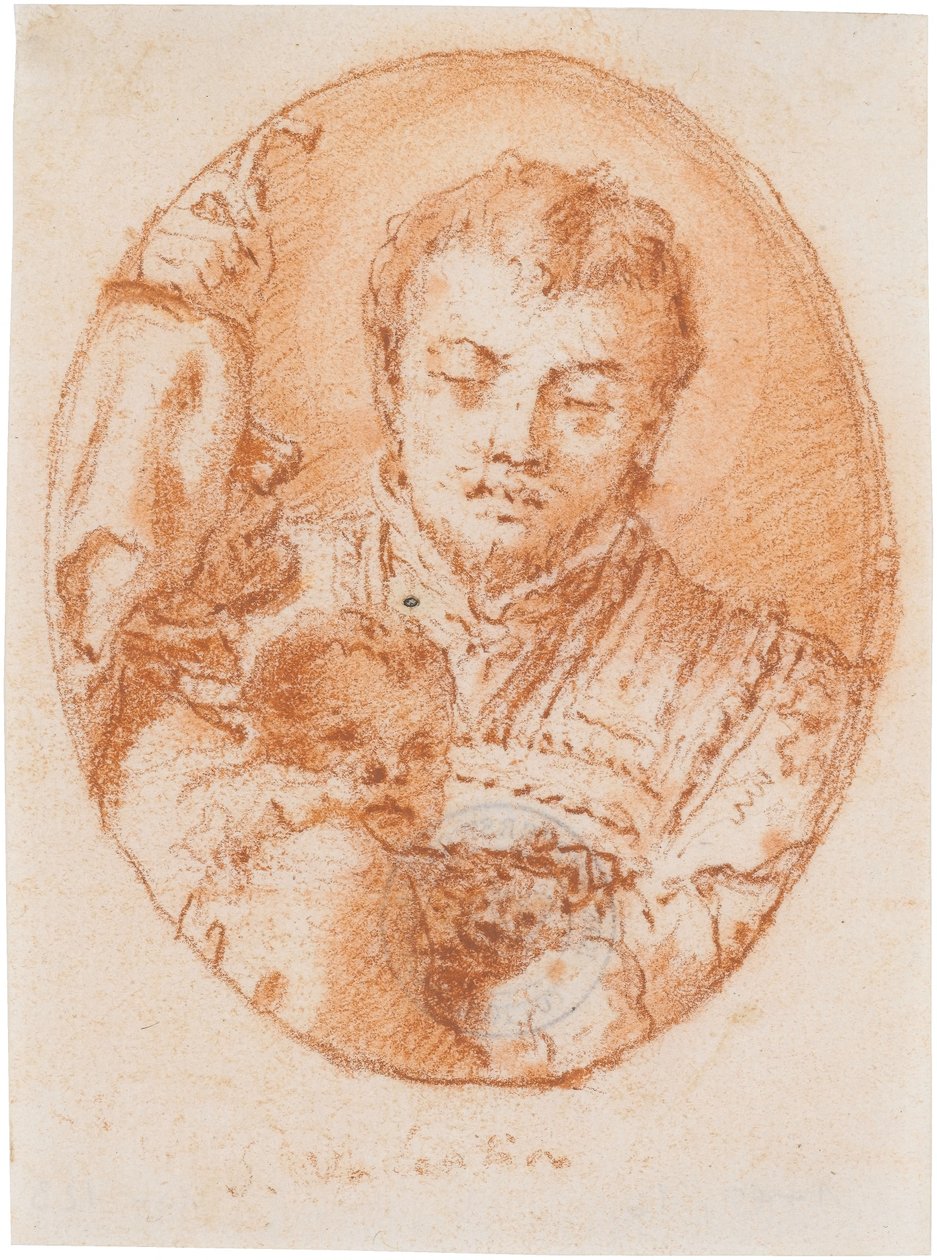 Der heilige Valentin av Giovanni Domenico Tiepolo