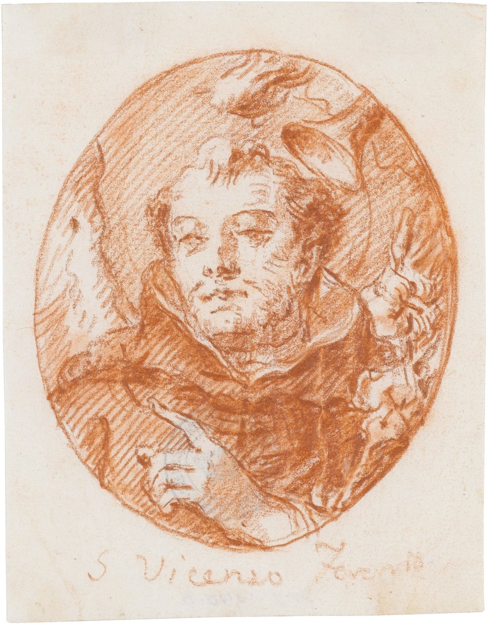 Den helige Vincentius Ferrerius av Giovanni Domenico Tiepolo