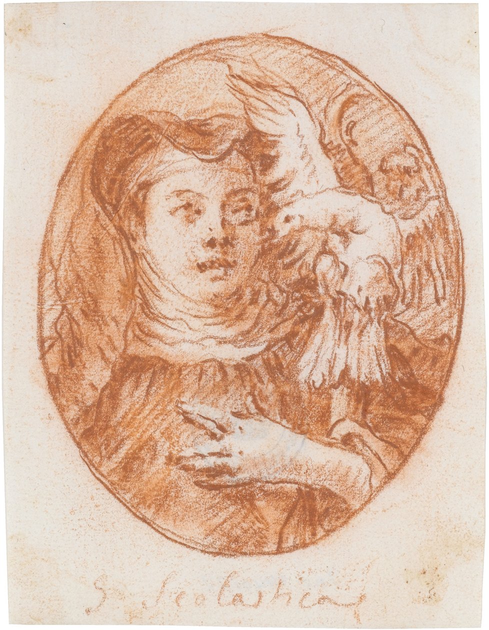 Die hl. Scholastika av Giovanni Domenico Tiepolo