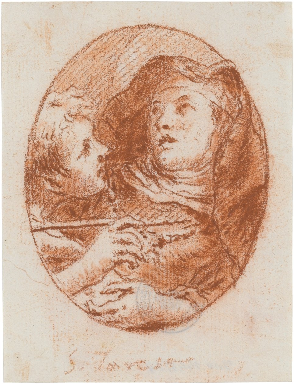 Die heilige Theresa av Giovanni Domenico Tiepolo