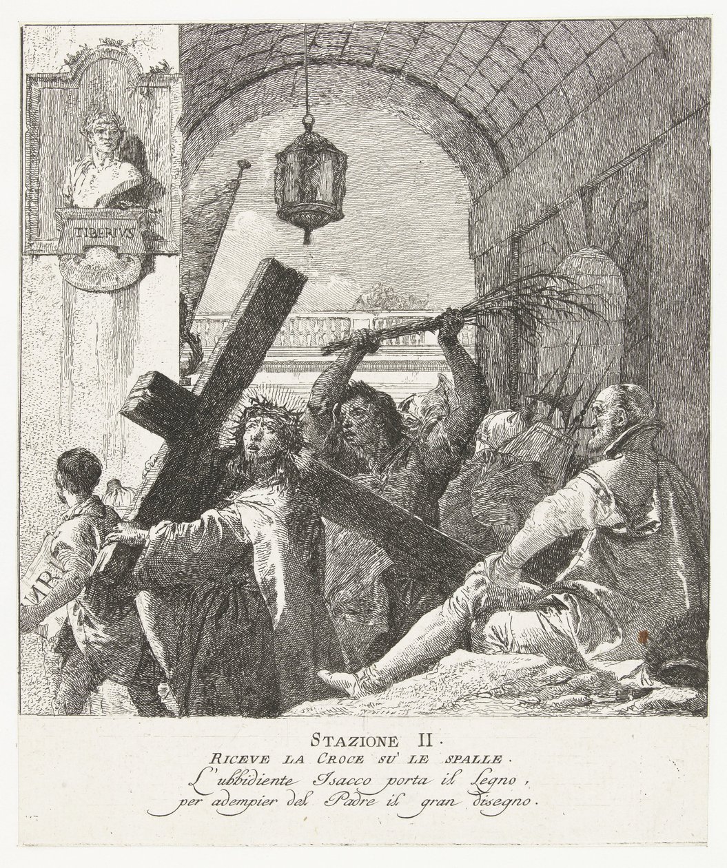 Kristi korsväg av Giovanni Domenico Tiepolo