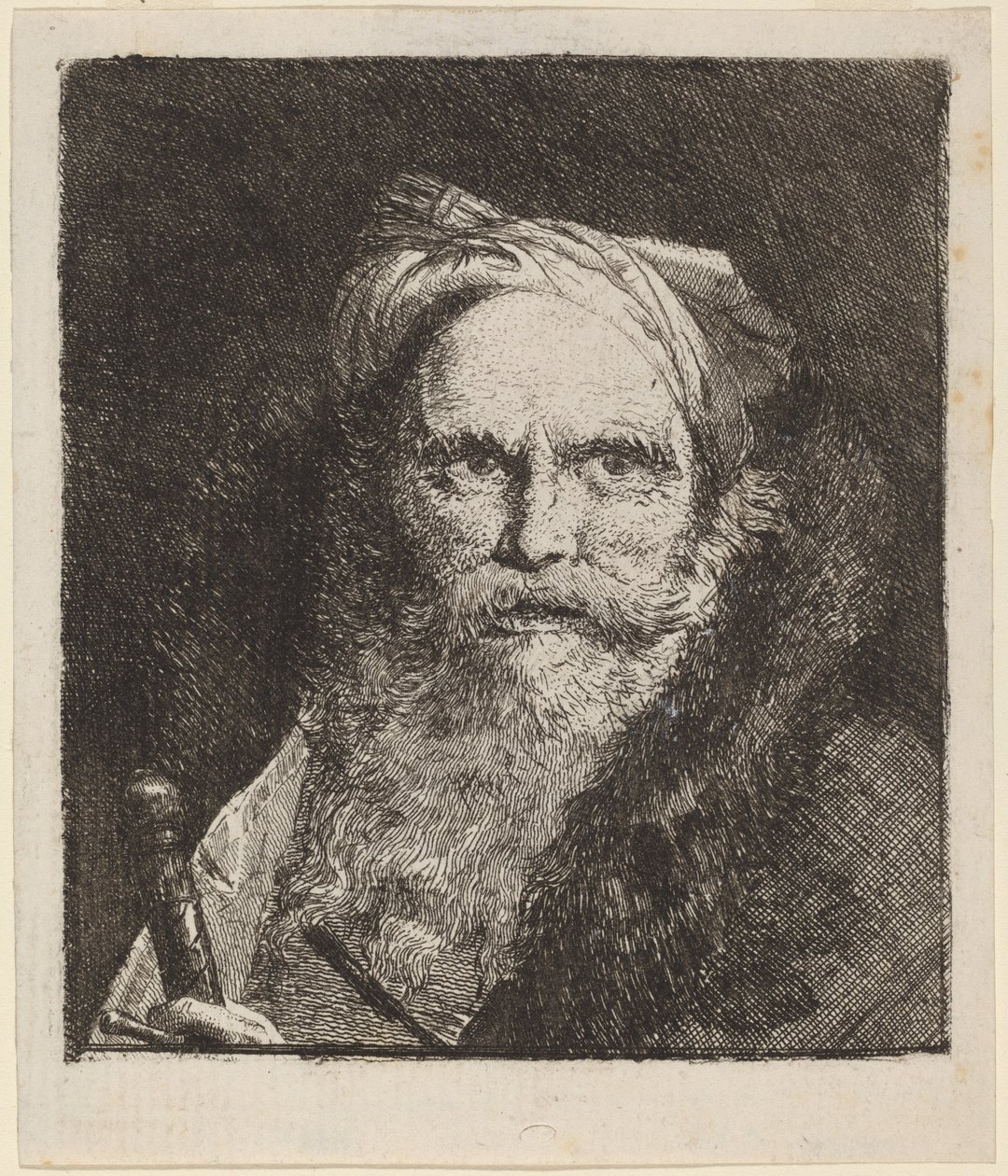 Gubben med ett svärd av Giovanni Domenico Tiepolo
