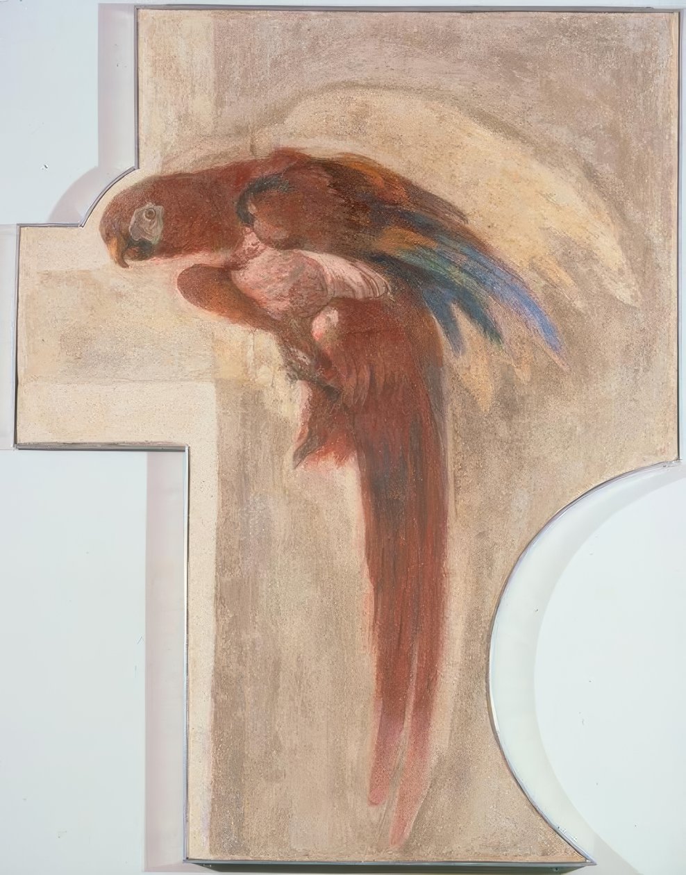 papegoja av Giovanni Domenico Tiepolo