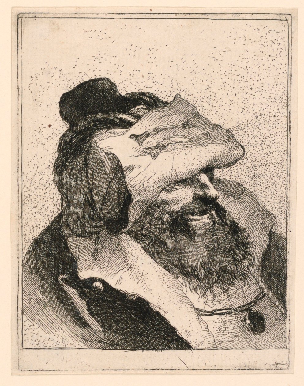 Samling av huvuden av Giovanni Domenico Tiepolo