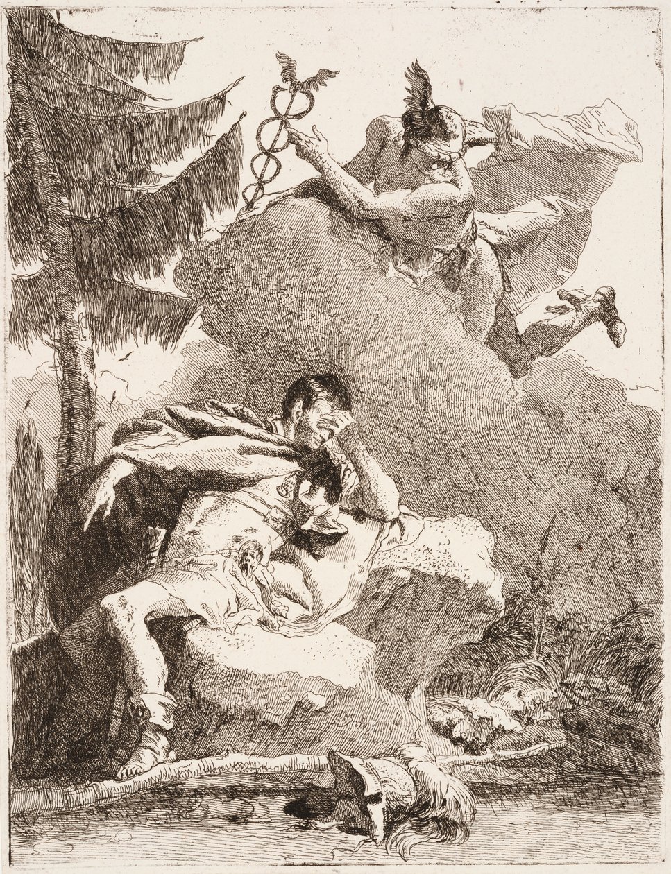Aeneas dröm av Giovanni Domenico Tiepolo