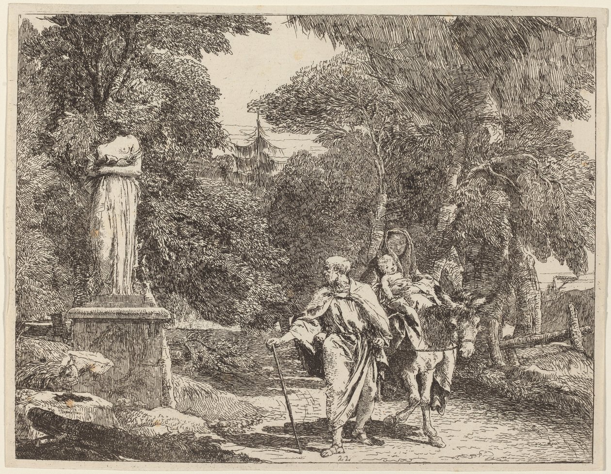Avsnittet av Falling Idol av Giovanni Domenico Tiepolo