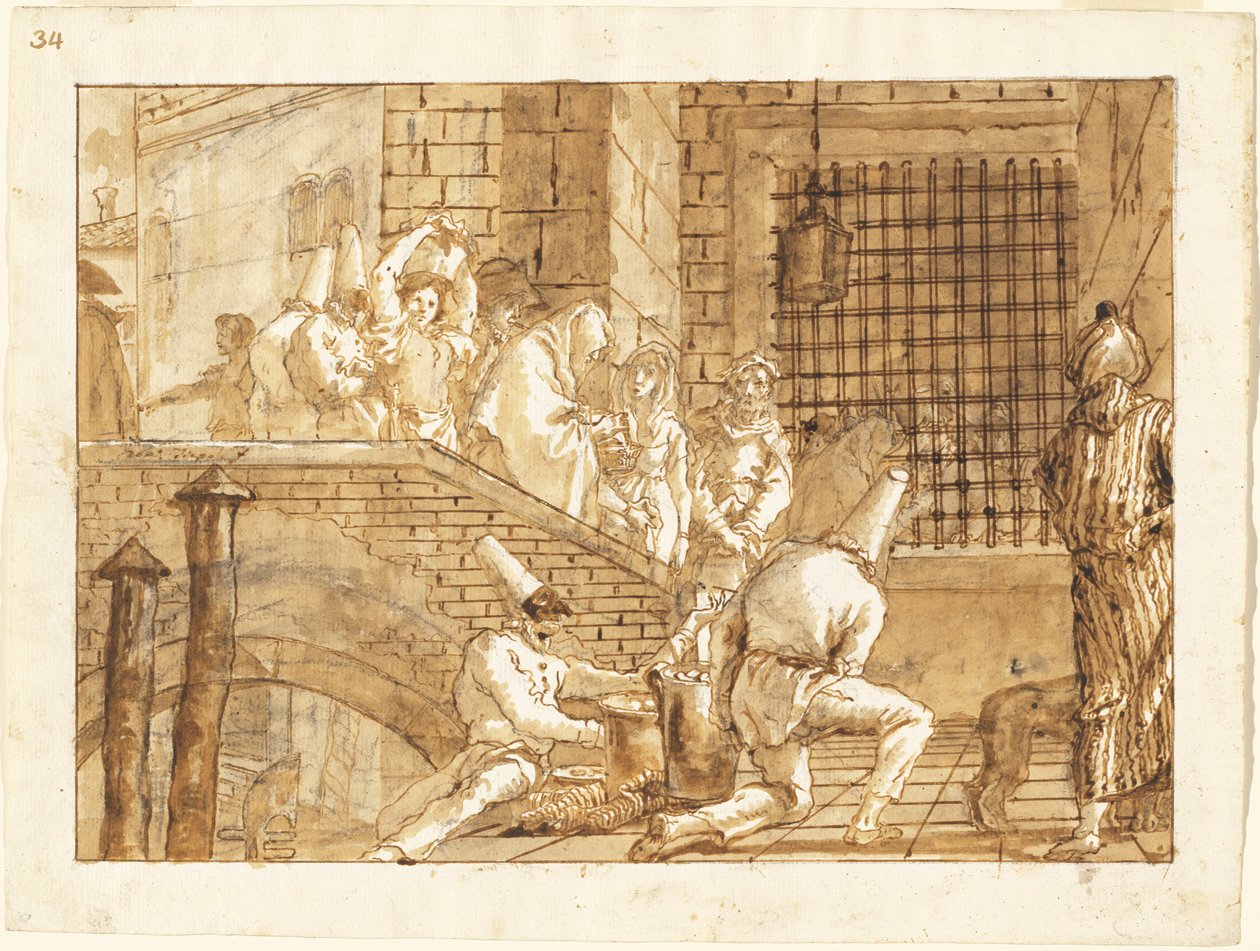 Fängelsebesöket av Giovanni Domenico Tiepolo