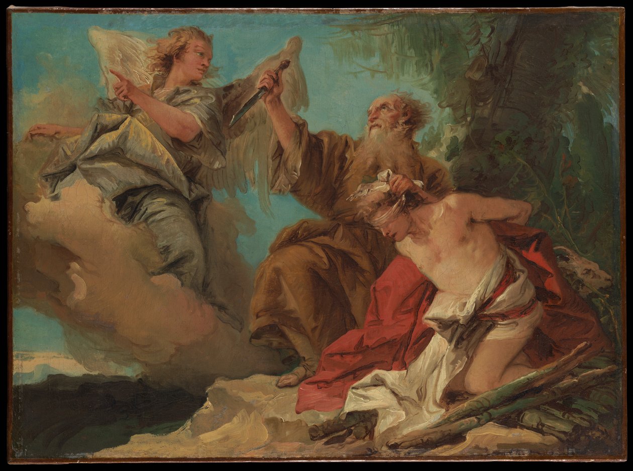 Isaks offer av Giovanni Domenico Tiepolo