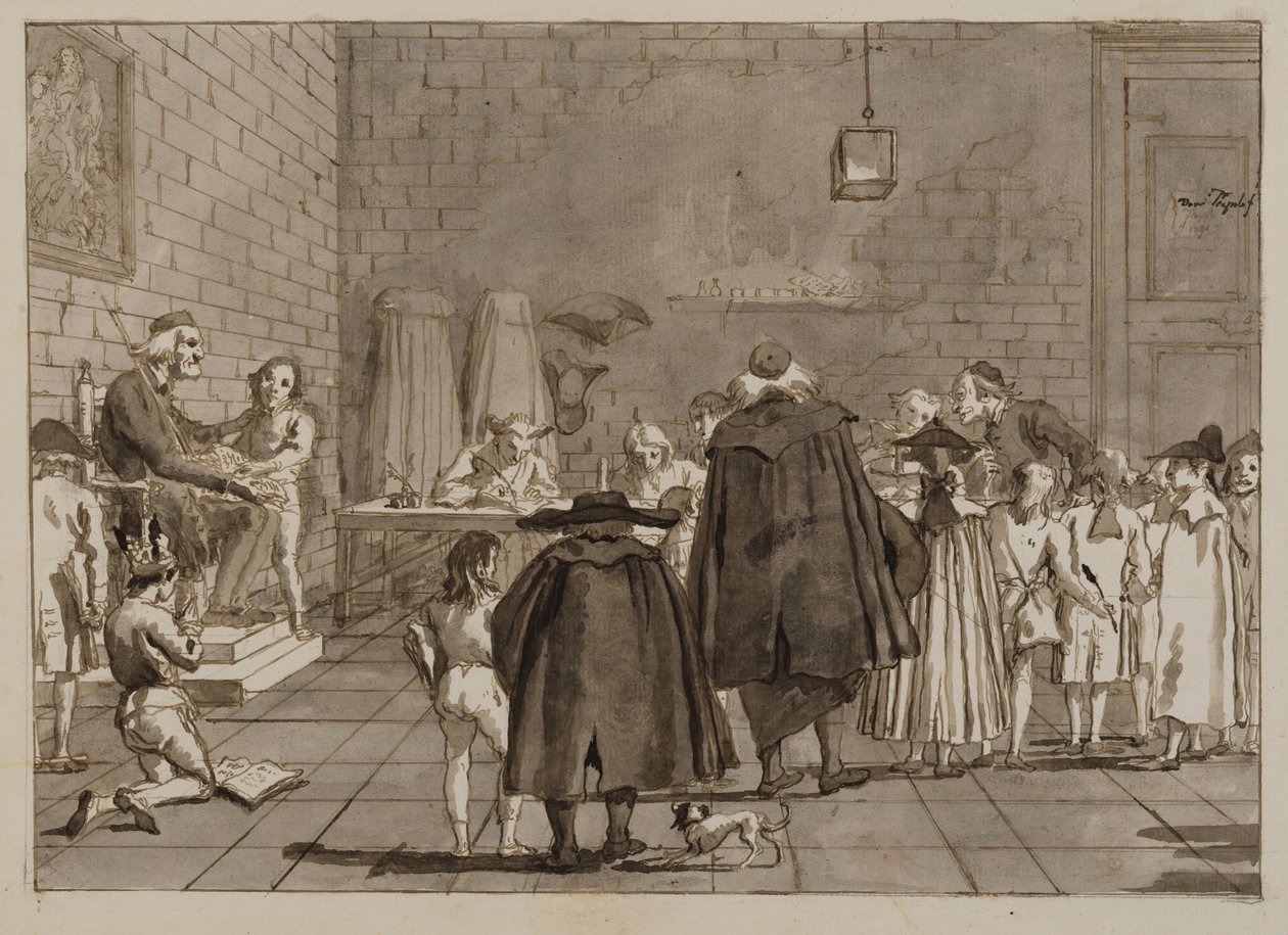 Skolan av Giovanni Domenico Tiepolo