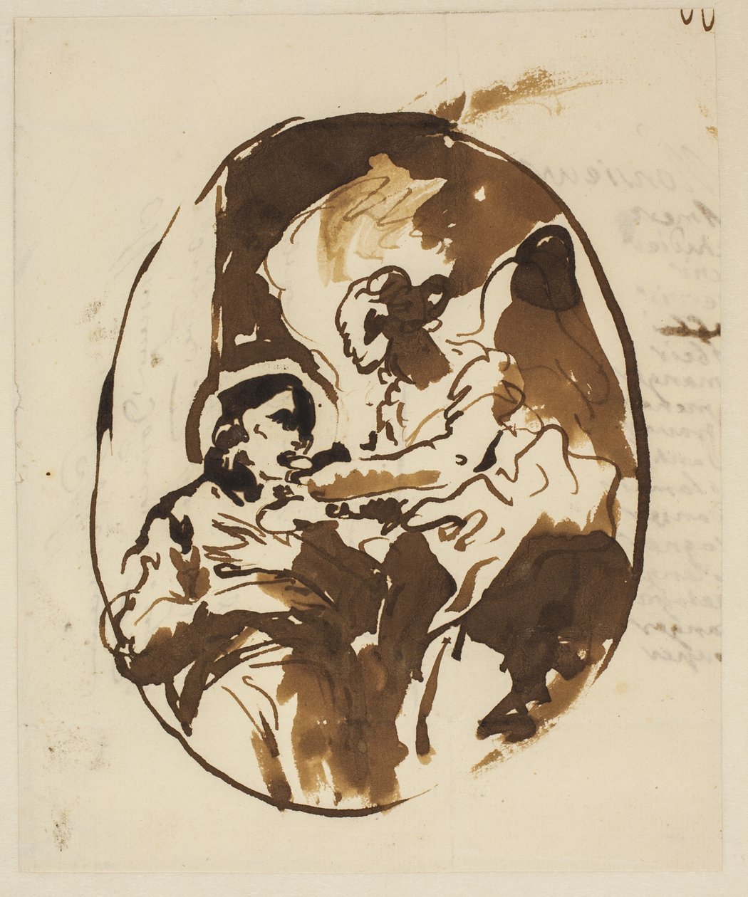 Ett helgons gemenskap av Giovanni Domenico Tiepolo