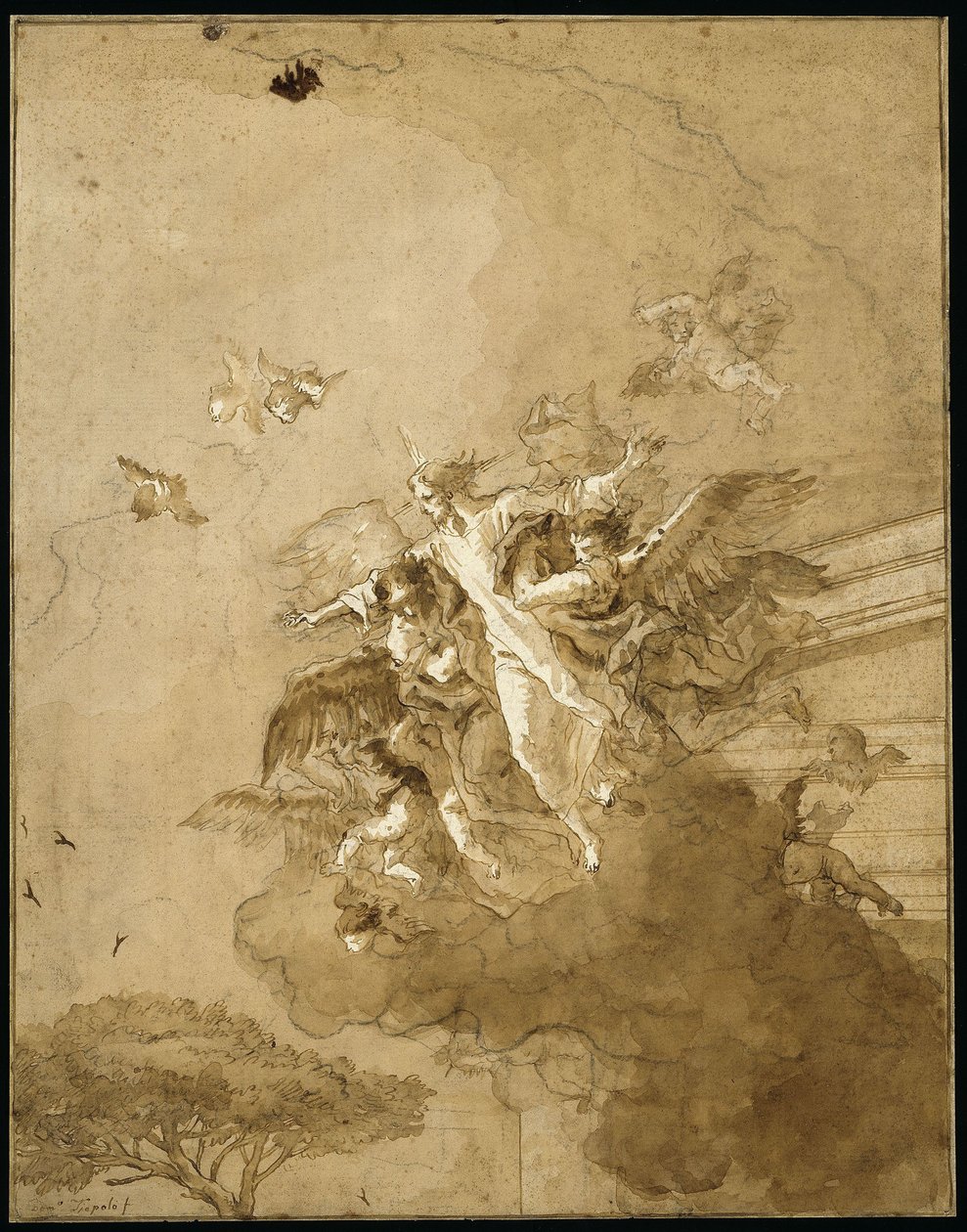 Kristi uppståndelses triumf av Giovanni Domenico Tiepolo