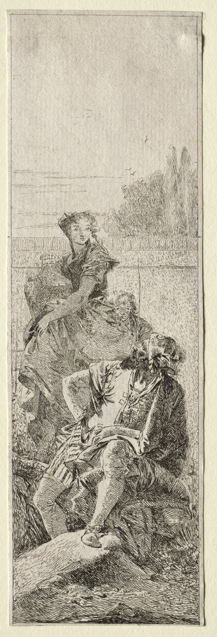 Två bönder av Giovanni Domenico Tiepolo