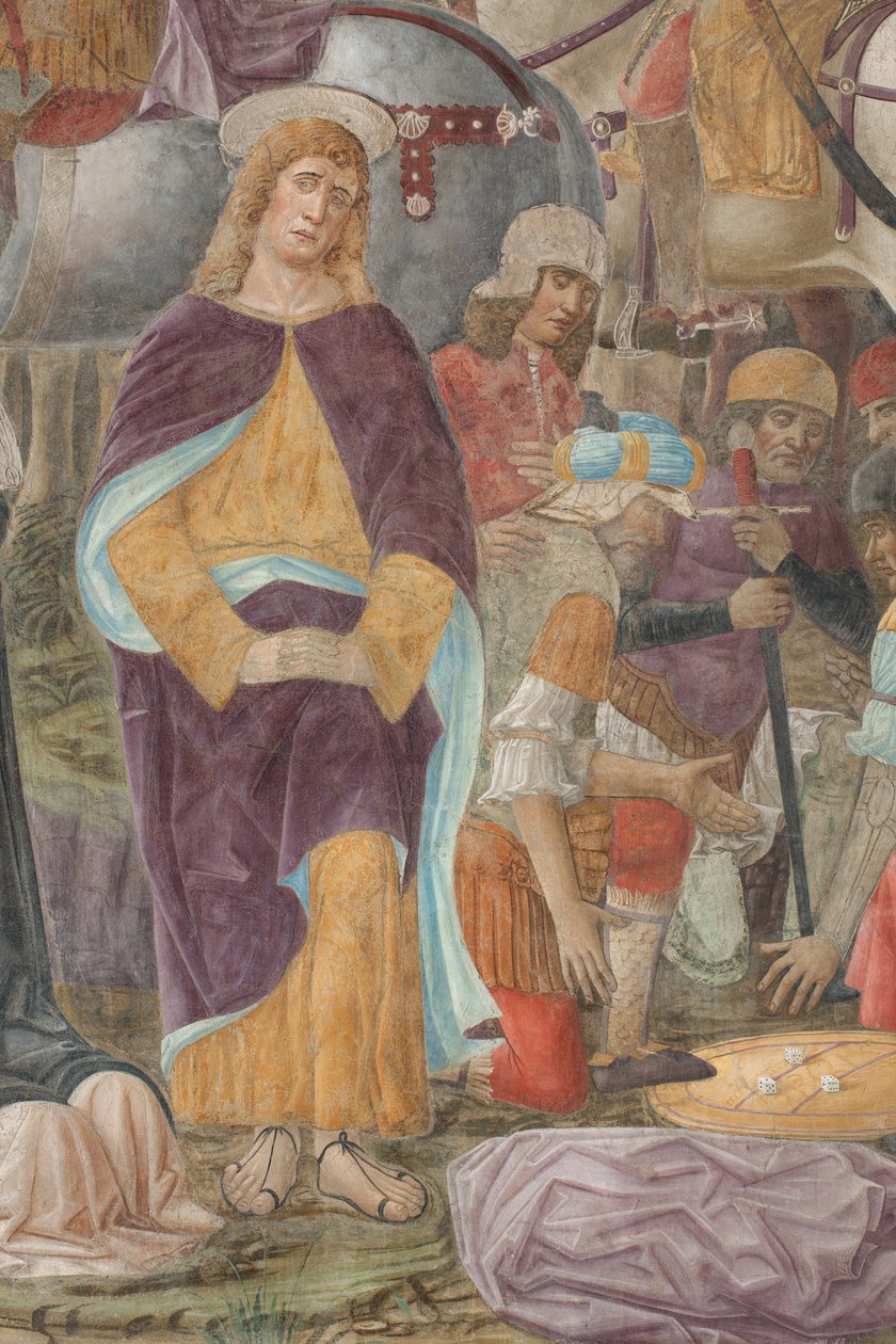 Milano, Cenacolo Vincianos matsal, Donato Montorfano, Kristi korsfästelse av Giovanni Donato Montorfano