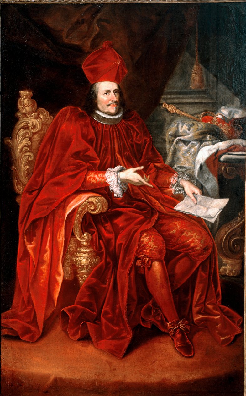 Porträtt av Agostino Spinola (1624-1692) Doge of Genes mellan 1679 och 1681. Målning av Giovanni Enrico Vaymer (1665-1738) 1680-1681 Dim. 215x135 cm Genes, Paolo Sanguineti collection © Luisa Rmagciarini av Giovanni Enrico Vaymer