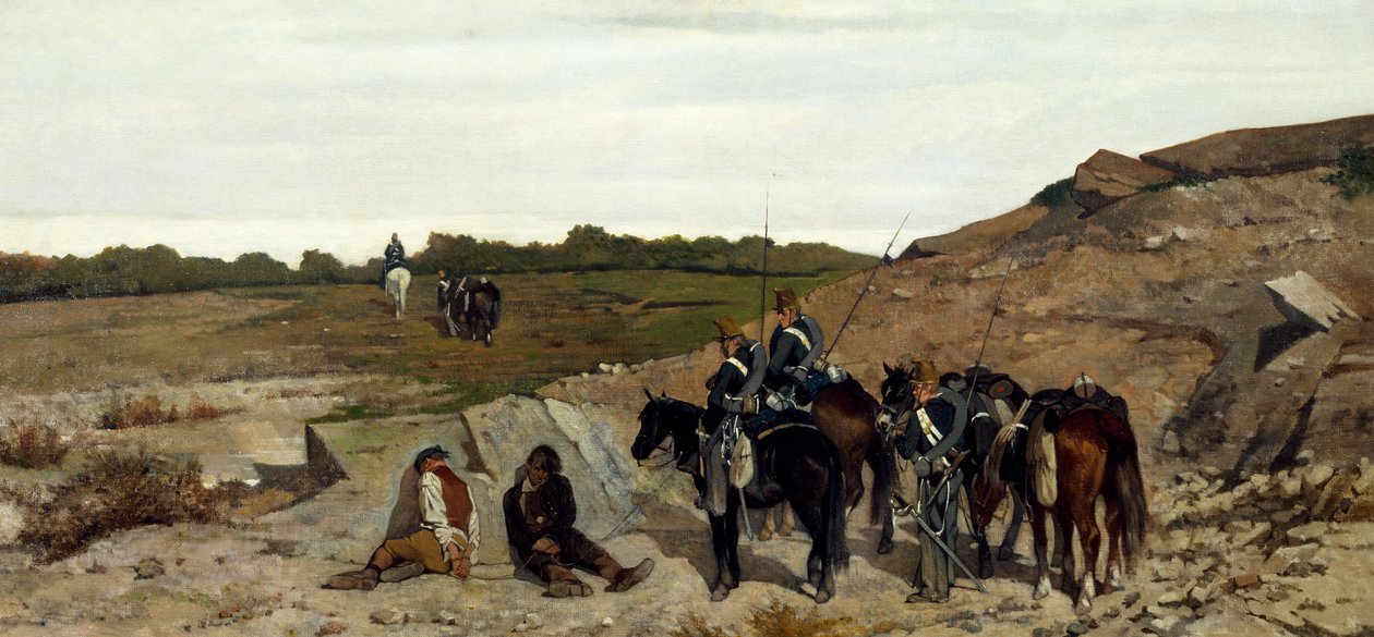Episod av kampanjen mot brigandage av Giovanni Fattori